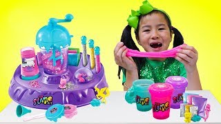 Jannie Pretend Play Making Satisfying Colorful Clear DIY Slime