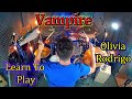 Olivia Rodrigo Vampire Drum Tutorial Lesson