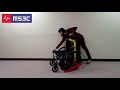 ms3c 300wc battery operated stair climbing trolley for wheelchairs