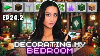 [🔴LIVE] Decorating MY BEDROOM (Minecraft Survival Series)