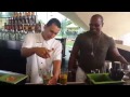 the perfect mojito made at the bacardi factory in puerto rico