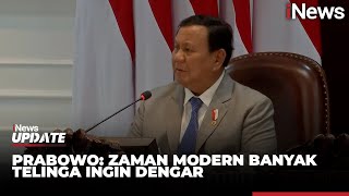 Ratas dengan Jajaran Menteri, Prabowo: Hal-Hal yang Rawan Tidak Perlu Lewat Telepon