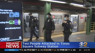 2 People Attacked In Separate Incidents At Times Square Subway Station