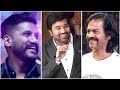 Vijay Yesudas Enjoying Comedian Redin Kingsley's Non-stop Punches On Mirchi Shiva At SIIMA 2022