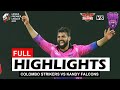 Colombo Strikers vs Candy Falcons Full HIGHLIGHTS | LPL 2024 Match No 4 | Lankan Premiere League2024