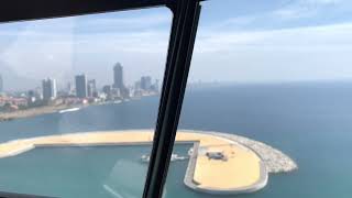 APPROACHING COLOMBO FORT HELIPAD