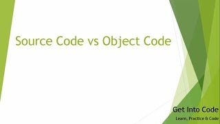 Difference Between Source Code And Object Code In Urdu / Hindi | what is source code & object code