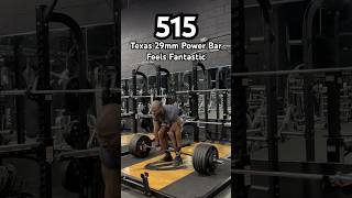 Deadlift PR 515lbs Texas Power Bar 29mm #deadlift#vlog#motivation#fitness#shorts#short#viral#fyp#NY