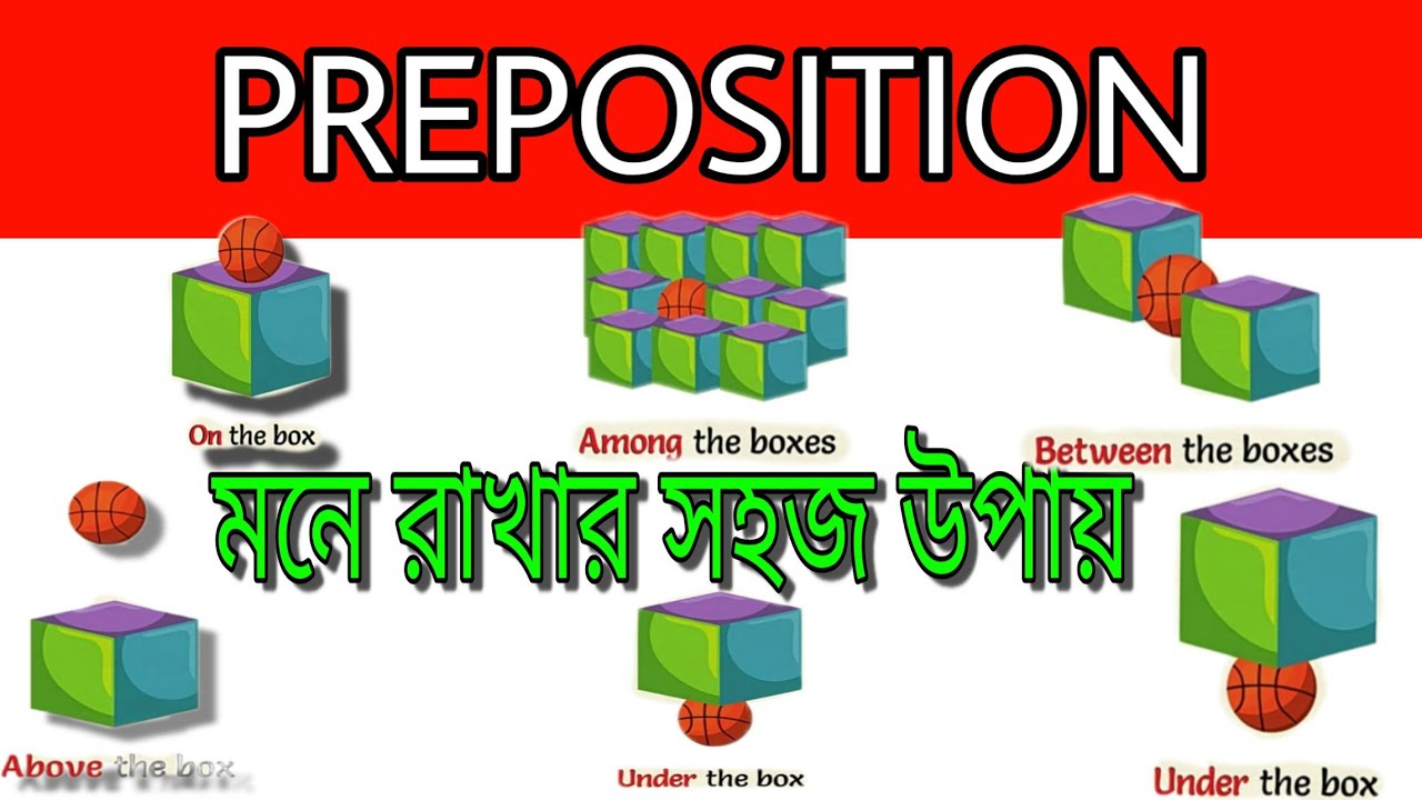 Preposition Easy Learning Youtube