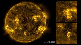 133 Days on the Sun/ sun from Space & Wind Audio relaxing, meditation, nature #spacex #spacevideo
