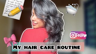 My hair care routine in Tamil❤️🌸