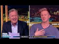 “i want a straight month ” piers morgan waves his straight pride flag