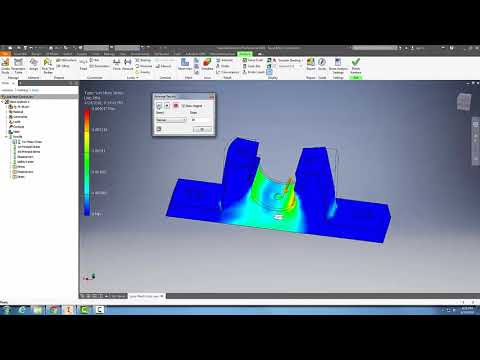 15-23 Animating the Stress Analysis Results 15-23 Animating the Stress Analysis Results