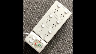 Home made Clipsal power board with timer