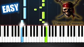 He's a Pirate - EASY Piano Tutorial by PlutaX