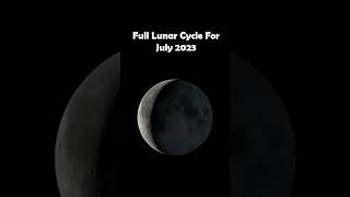 Full Lunar Cycle For July 2023