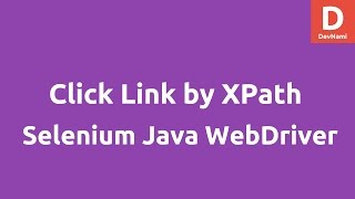 Click link XPath locator by text Selenium Java