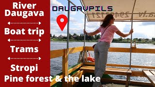 Visiting Latvia. Daugavpils, the river Daugava, Stropi the pine forest and the lake! Part ll.