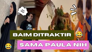 SELESAI ACARA, PAULA TRAKTIR BAIM MAKAN DI RESTORAN MEWAH DITEMANI KIANO..