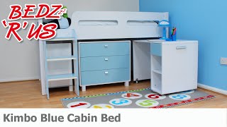 Kimbo Blue Cabin Bed - BedzRus