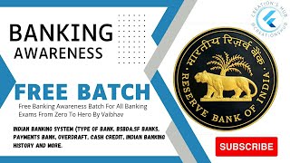 Banking awareness for all bank exams | Banking and financial awareness batch #banking #sbi #ibps