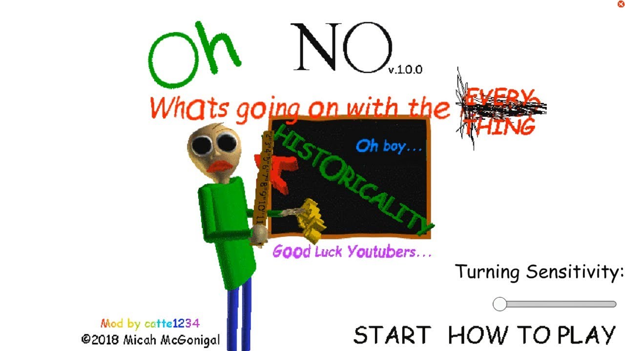 Baldi S Basics Oh No Youtube