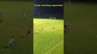 Incoming, pressure, pass, mark, rush in, don't give up #shorts #soccergame #soccer #soccershorts