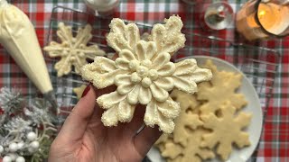 Care for a sweet treat? ASMR Baking Sugar Cookies ❄️ (whispered, fireplace ambience)