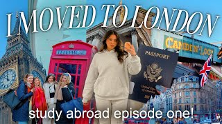 I MOVED TO LONDON!! 🇬🇧✈️ | study abroad ep. 1