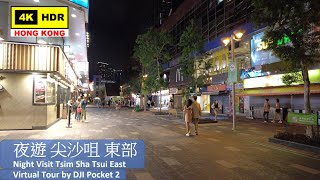 【HK 4K】夜遊 尖沙咀 東部 | Night Visit Tsim Sha Tsui East | DJI Pocket 2 | 2021.07.11