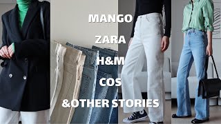 (HAUL) SPA 브랜드 청바지 + 데일리룩! 트렌디한 디자인부터 클래식한 디자인까지~ ㅣ 자라, 망고, 코스, H\u0026M, 앤아더스토리즈