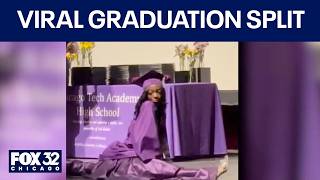 Chicago graduate says diploma was withheld after viral graduation split