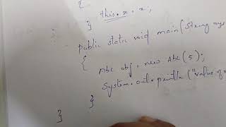 "this" keyword #java Lecture 16