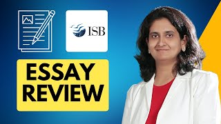 ISB Essay Analysis and Tips | Writing Standout MBA Application Essays | ISB Essay Strategy