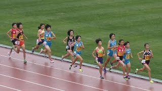 2015 ジュニア選抜陸上 Bクラス女子1500m1組