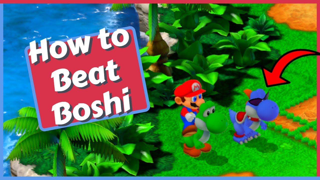 How To Beat Boshi In Super Mario RPG Remake - YouTube