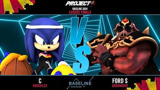 Baseline 2024 C (Bowser/Knuckles) vs Ford $ (Ganondorf) Losers Finals