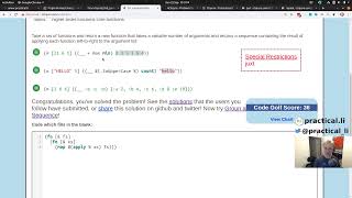 Practicalli Clojure 42 - 4Clojure 59 - juxt - functional composition continued