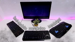 TECLADO MECANICO VS MEMBRANA  |  comparando teclados