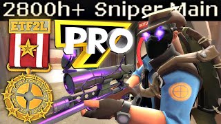 WiZaT in Highlander🔸2800h+ Sniper Main Experience (TF2 Gameplay)