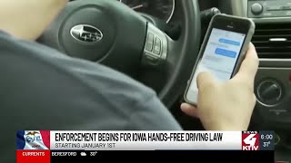 Iowa hands-free driving law moves to full enforcement