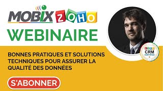 WEBINAIRE : Bonnes pratiques et solutions techniques pour assurer la qualité des données