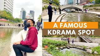 KOREA TRAVEL VLOG | WALKING ALONG THE FAMOUS CHEONGGYECHEON STREAM