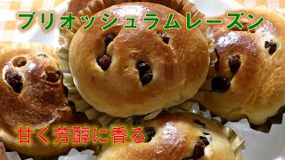 【ブリオッシュラムレーズン Brioche rum raisins】甘く芳醇にラムレーズンが香ります