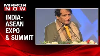 Union Minister Suresh Prabhu speaks at the 4th Indian-ASEAN Expo \u0026 Summit