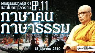 พุทธทาส   12 ภาษาคนภาษาธรรม 18 เมษายน 2510 อบรมพระธรรมทูตรุ่น1 ปี 2510