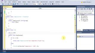 Creating User-Defined Exceptions in c#
