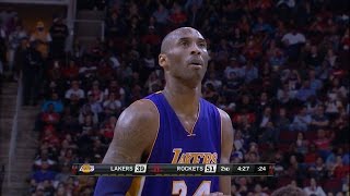 Kobe Bryant 25 Points, 6 Assists at Houston Rockets - Full Highlights 12/12/2015