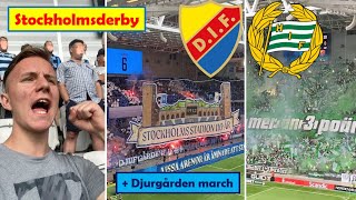 Stadium vlog: DJURGÅRDENS IF - HAMMARBY IF | Stockholmsderby