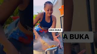 Sheebah Karungi Cooking  Lunch as she Listens  3 songs out today #kikabuka #Onlygirl #Nkujjukira